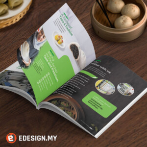 Company profile design for frozen food business in Selangor Malaysia