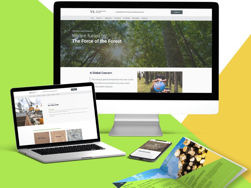 website development for timber products company