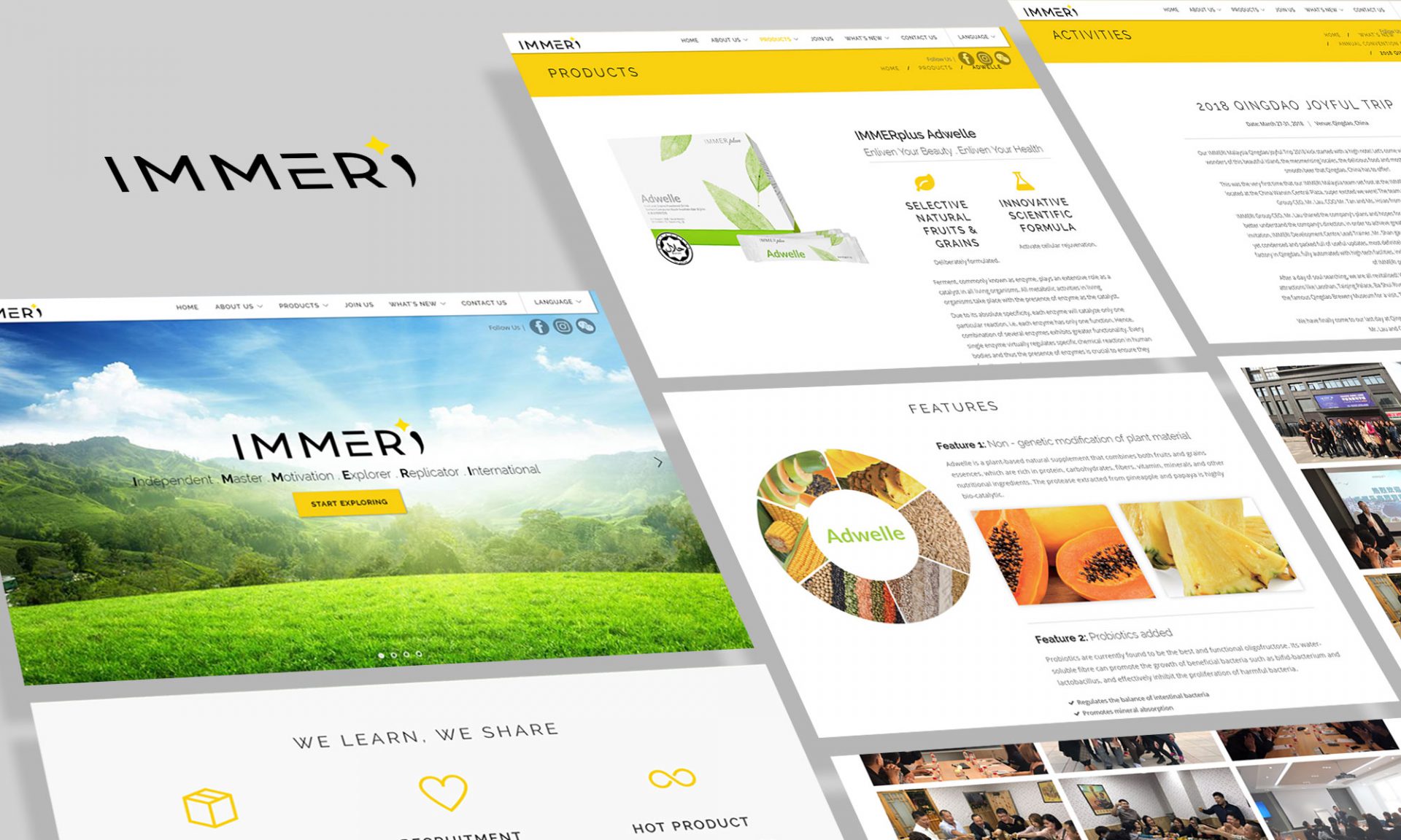 website development for direct selling company