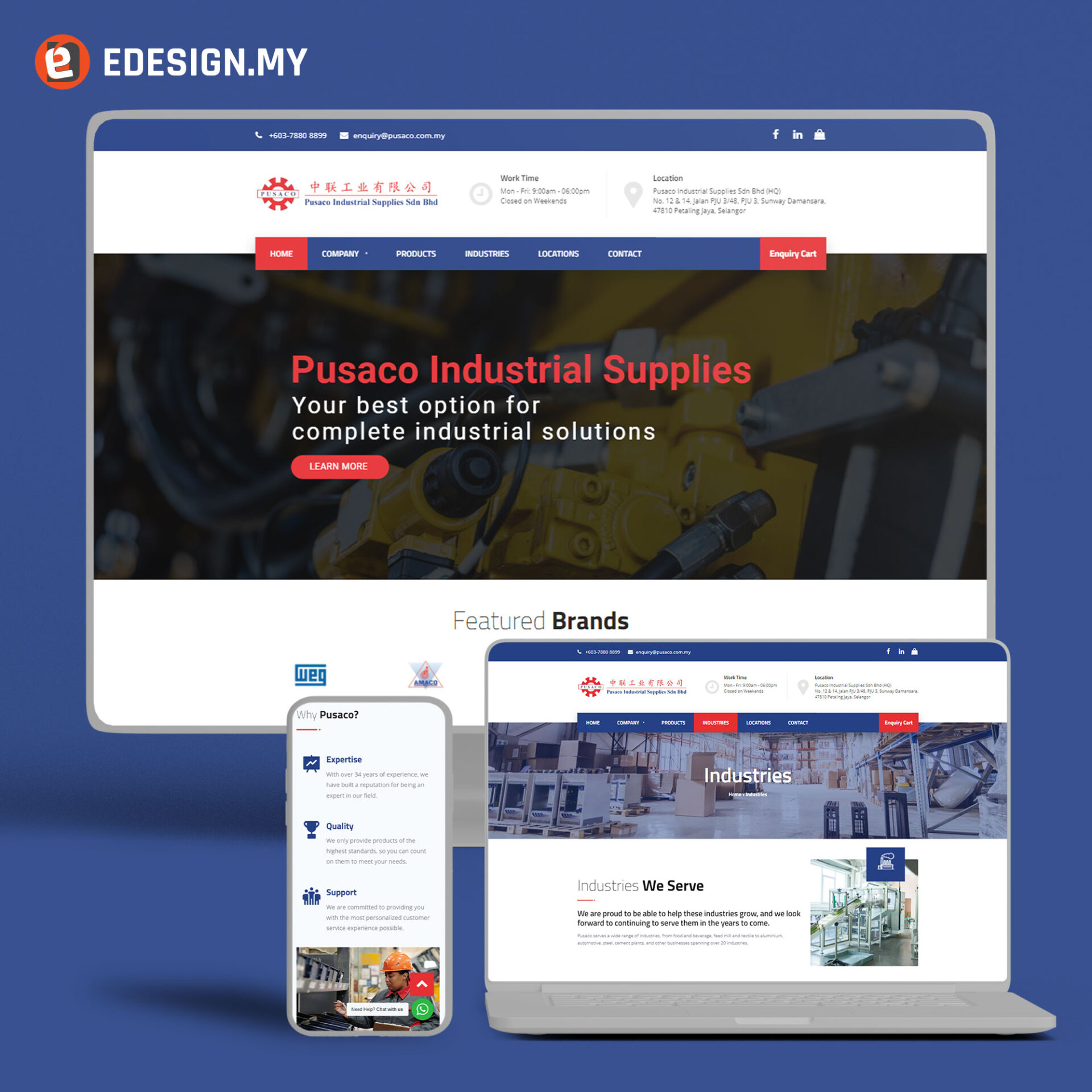 Pusaco website